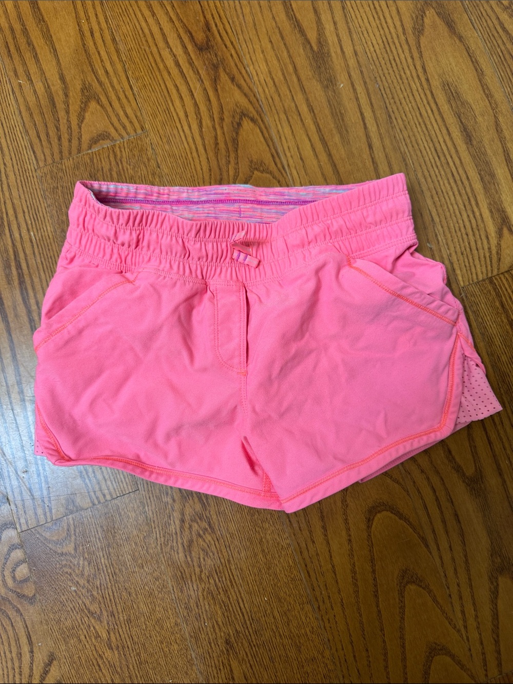 Ivivva Neon Pink Athletic Shorts with Elastic Waist